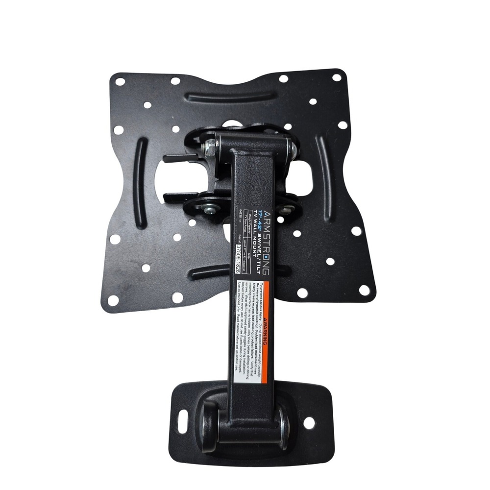 Armstrong 17-42 Swivel Tilt TV Wall Mount Black 66lb Capacity 64238 171 B1